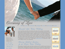 Tablet Screenshot of ceremonyoflove.com